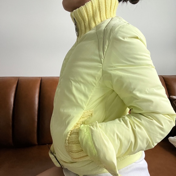 Y2K Miss Sixty lime green puffer jacket - Picture 3 of 8